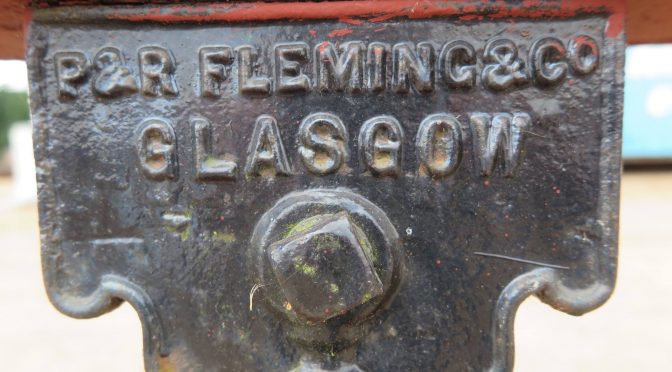 A well-known maker and agent in the west of Scotland: P. & R. Fleming of Glasgow