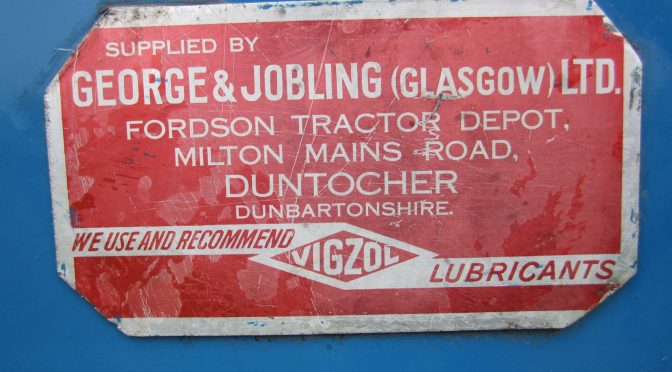 George & Jobling, a Glasgow tractor dealer