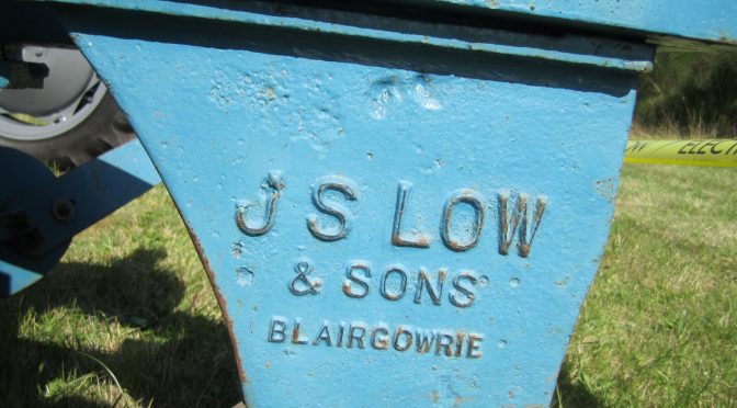 A Perthshire ploughmaker: James S. Low