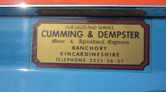 Cumming & Dempster, Banchory, a Deeside tractor dealer