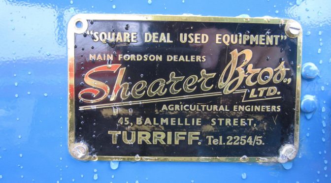 Shearer Brothers of Turriff, a well-known thrashing mill maker in north-east Scotland