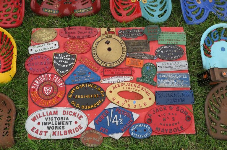 A selection of implements and machines from the Highland Show in 1924